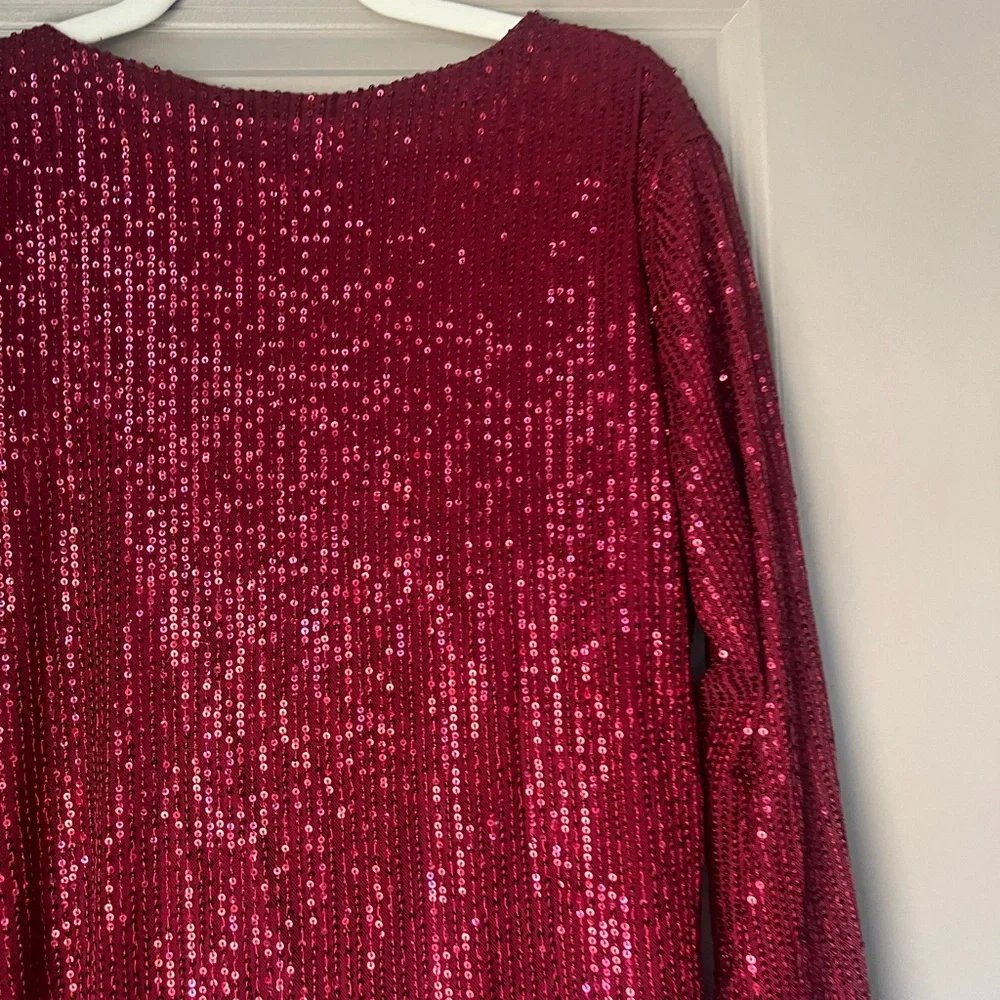 NWT FASHION NOVA Empire State Sequin Mini Dress - Picture 7 of 8